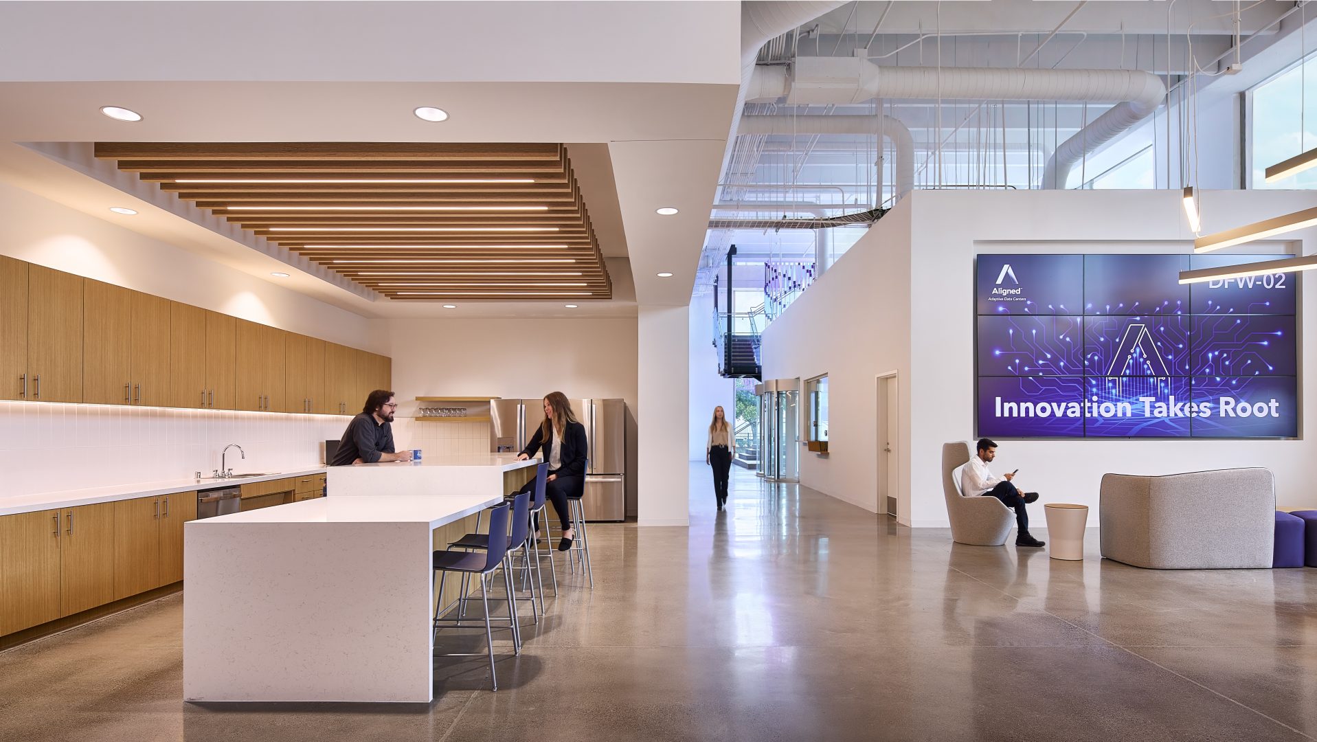 Aligned Data Center office lobby DFW02