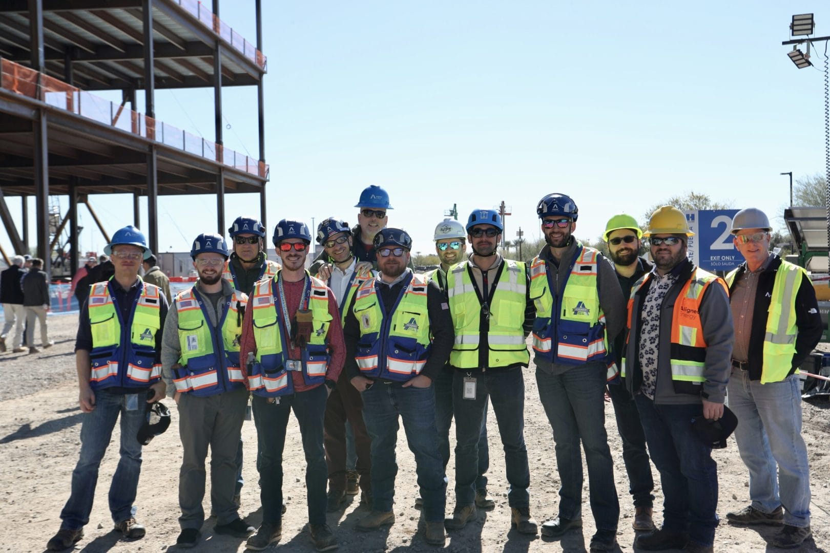 Aligned Data Centers on-ground team photo